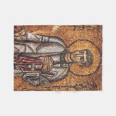 Sint Laurens Orthodoxe Mozaïek Kunstprint Fleece Deken (Voorkant (Horizontaal))