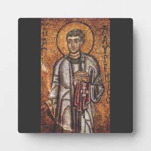 Sint Laurens Orthodoxe Mozaïek Kunstprint Fotoplaat