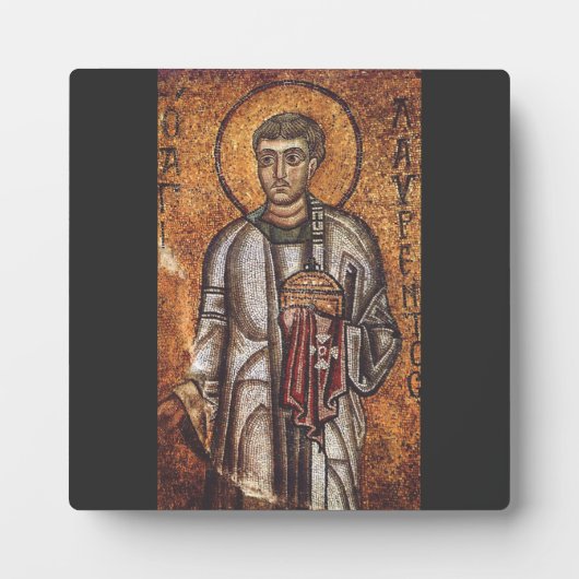 Sint Laurens Orthodoxe Mozaïek Kunstprint Fotoplaat (Voorkant)