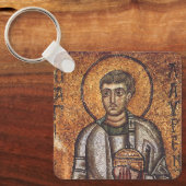 Sint Laurens Orthodoxe Mozaïek Kunstprint Sleutelhanger (Voorkant)