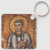 Sint Laurens Orthodoxe Mozaïek Kunstprint Sleutelhanger (Achterkant)
