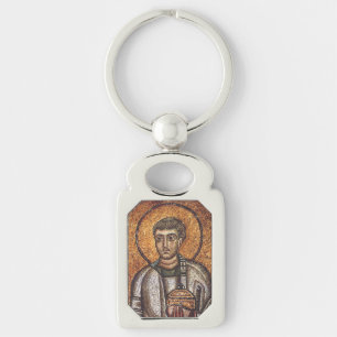 Sint Laurens Orthodoxe Mozaïek Kunstprint Sleutelhanger