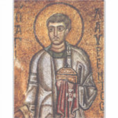 Sint Laurens Orthodoxe Mozaïek Kunstprint Sticker (Voorkant)