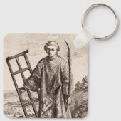 Sint-Laurens patroonheilige archief Sleutelhanger (Achterkant)
