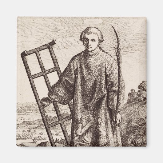 Sint Laurentius patroonheilige archief Magneet (Voorkant)