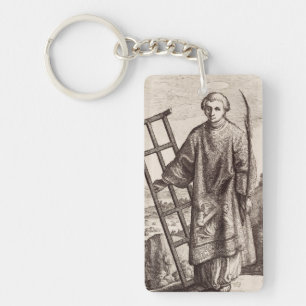 Sint Laurentius patroonheilige archief Sleutelhanger