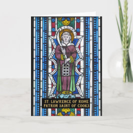 Sint-Laurentius van Rome, patroonheilige van het k Kaart