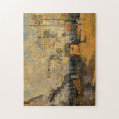 Sint-Lazare Station - Zonnelichteffect Monet Fine Legpuzzel (Verticaal)