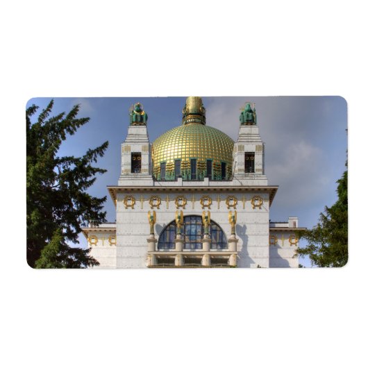 Sint-Leopold-kerk (Oostenrijk) Etiket (Voorkant)