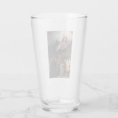Sint-Lodewijk van Toulouse Hemelse Erfenis Kunst Glas (Achterkant)