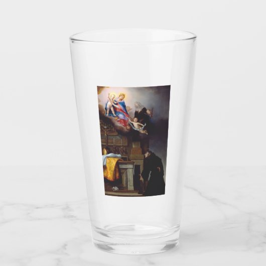 Sint-Lodewijk van Toulouse Hemelse Erfenis Kunst Glas (Voorkant)