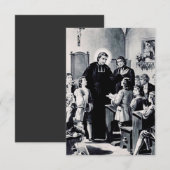 Sint Louis de Montfort Frans priester Bedankkaart (Voorkant / Achterkant)