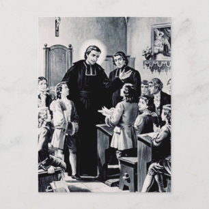 Sint Louis de Montfort Frans priester Briefkaart
