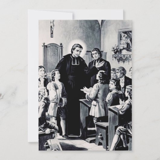 Sint Louis de Montfort Frans priester Kaart (Voorkant)