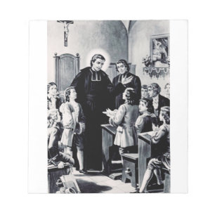 Sint Louis de Montfort Frans priester Notitieblok