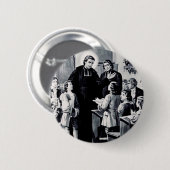 Sint Louis de Montfort Frans priester Ronde Button 5,7 Cm (Voorkant /achterkant)