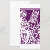 Sint Lucas de apostel en evangelist Kunst (Voorkant / Achterkant)