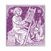 Sint Lucas de apostel en evangelist Kunst Sticker (Voorkant)