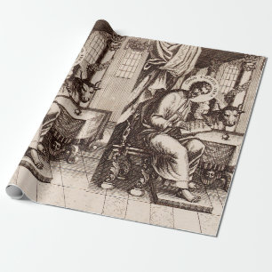 Sint Lucas de Evangelist en Apostel Cadeaupapier