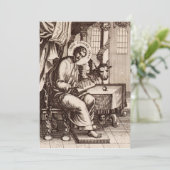 Sint Lucas de Evangelist en Apostel Kaart (Staand voorkant)