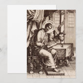 Sint Lucas de Evangelist en Apostel Kaart (Voorkant / Achterkant)