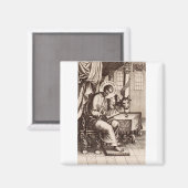 Sint Lucas de Evangelist en Apostel Magneet (Voorkant / Achterkant)
