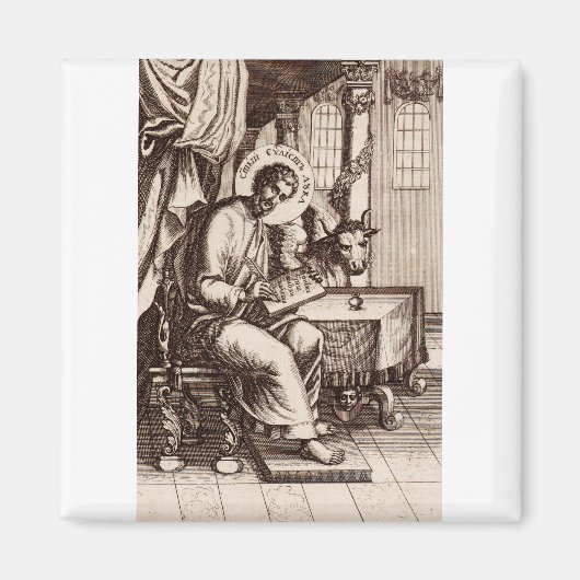 Sint Lucas de Evangelist en Apostel Magneet (Voorkant)