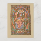 Sint Lucas de Evangelist Middeleeuwse Christelijke Briefkaart (Voorkant)