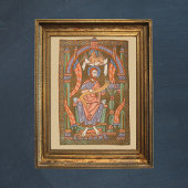 Sint Lucas de Evangelist Middeleeuwse Christelijke Poster