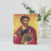 Sint Lucas de Evangelist Orthodoxe icoon (Staand voorkant)