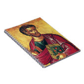 Sint Lucas de Evangelist Orthodoxe icoon Notitieboek (Rechterzijde)