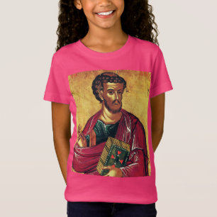 Sint Lucas de Evangelist Orthodoxe icoon T-shirt