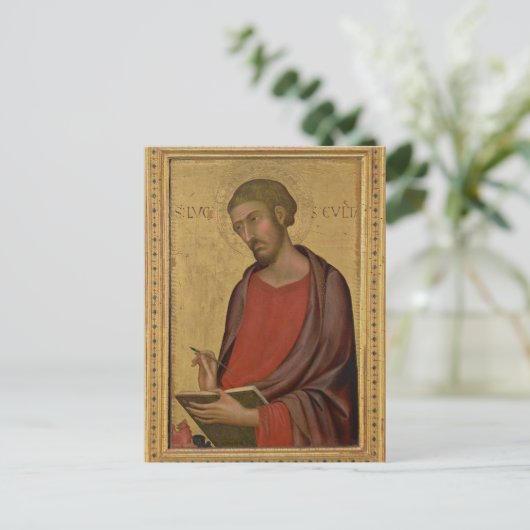 Sint-Lucas orthodox Christelijk icoon Briefkaart (Staand voorkant)