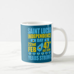 Sint Lucia 47e onafhankelijkheidsdag Lucian trots Koffiemok