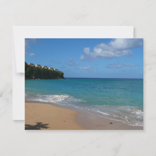 Sint Lucia Beach Tropisch Vacation Landscape (Voorkant)