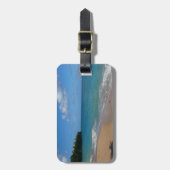 Sint Lucia Beach Tropisch Vacation Landscape Bagagelabel (Voorkant verticaal)