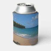 Sint Lucia Beach Tropisch Vacation Landscape Blikjeskoeler (Blikje Achterkant)