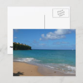 Sint Lucia Beach Tropisch Vacation Landscape Briefkaart (Voorkant / Achterkant)