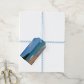 Sint Lucia Beach Tropisch Vacation Landscape Cadeaulabel (Met Touw)