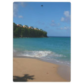 Sint Lucia Beach Tropisch Vacation Landscape Klembord (Achterkant)