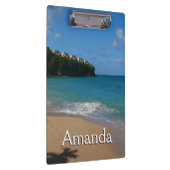 Sint Lucia Beach Tropisch Vacation Landscape Klembord (Rechts)