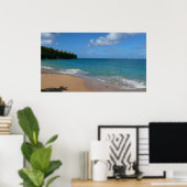 Sint Lucia Beach Tropisch Vacation Landscape Poster (Thuiskantoor)