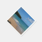 Sint Lucia Beach Tropisch Vacation Landscape Servetten (Hoek)