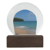 Sint Lucia Beach Tropisch Vacation Landscape Sneeuwbol (Achterkant)