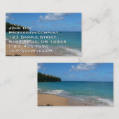 Sint Lucia Beach Tropisch Vacation Landscape Visitekaartje (Voorkant / Achterkant)