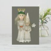 Sint Lucia Day Starboy 2011 JL Biel Feestdagenkaart (Staand voorkant)