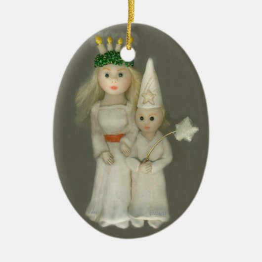 Sint Lucia Day Starboy 2011 JL Biel Keramisch Ornament (Voorkant)