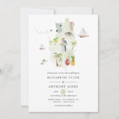 Sint Lucia Destination Wedding Kaart (Voorkant)