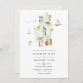 Sint Lucia Destination Wedding Kaart (Voorkant / Achterkant)