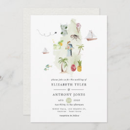 Sint Lucia Destination Wedding Kaart